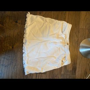 KORS off white denim skirt